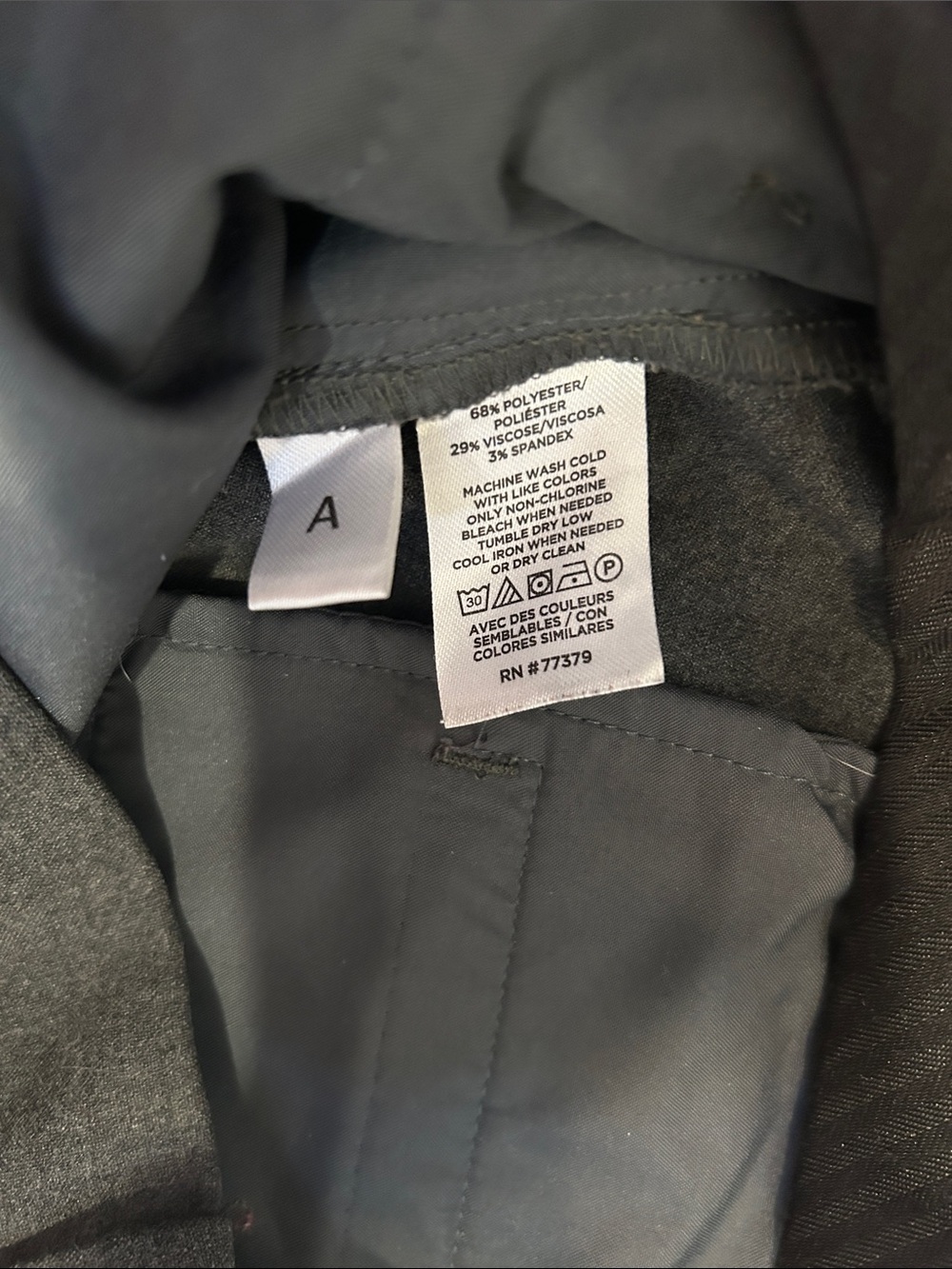 Ann Taylor Women's Dark Gray Dress Pants - Picture 5 of 5